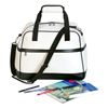 Bild von VERONA MODISCHE REISETASCHE 2522 Weiß/ Schwarz