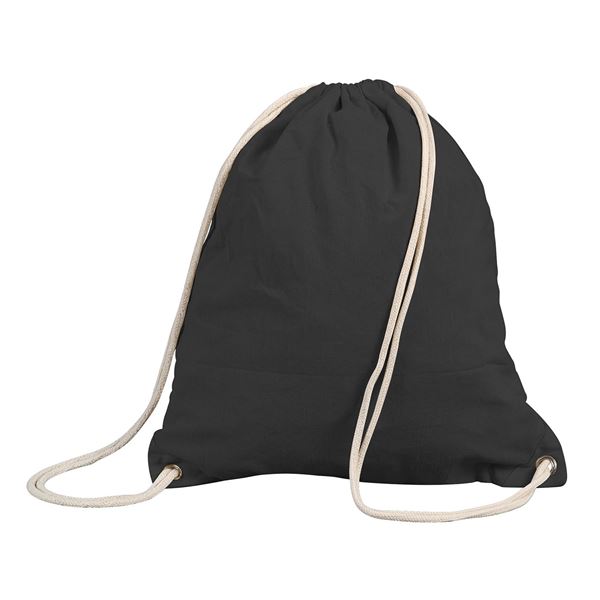 Picture of STAFFORD COTTON DRAWSTRING BACKPACK 5895 Black