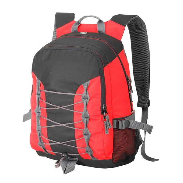 MIAMI MOCHILA 7690 Negro/ Rojo