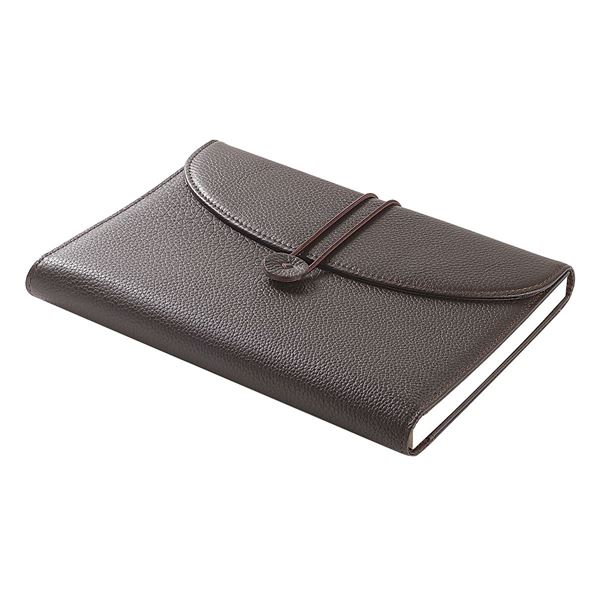 Picture of NAPPA LEATHER A5 NOTEBOOK 16.720.341 Dark Brown