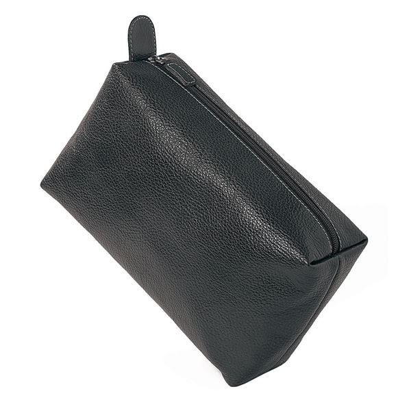 Image sur NAPPA LEATHER TOILETRY BAG 15.605.310 Noir