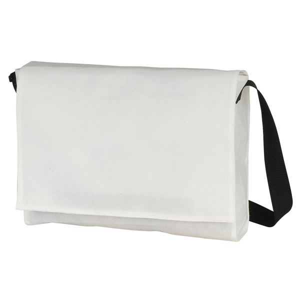 Image sur DENVER SERVIETTE EN CUIR    1011 Blanc