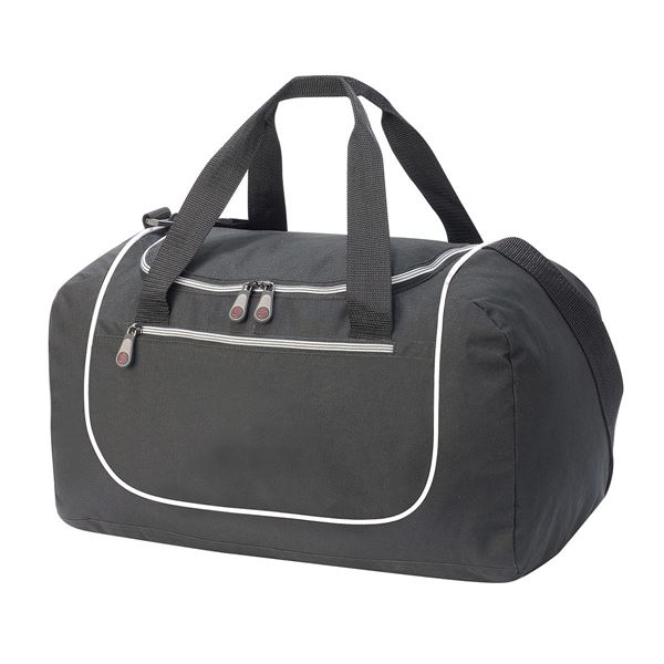 Picture of RHODES SPORTS HOLDALL 1577 Black/ White