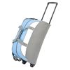 Picture of BARCELONA TROLLEY HOLDALL 6089 Dark Grey/Light Blue/White