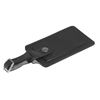 SPLIT LEATHER LUGGAGE  TAG 17.810 Black