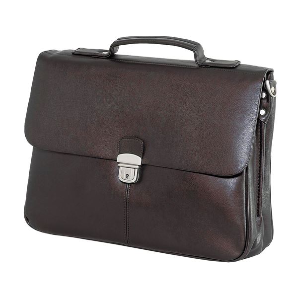 PU LAPTOP BRIEFCASE 11.218.941 Dark Brown