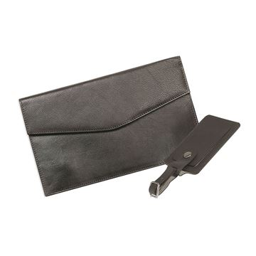 Immagine di LEATHER TRAVEL WALLET WITH LUGGAGE TAG 17.816.141 