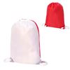 Picture of 5891 STAFFORD CONTRAST DRAWSTRING BACKPACK White/ Red