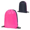 Picture of 5891 STAFFORD CONTRAST DRAWSTRING BACKPACK Hot Pink/ Black