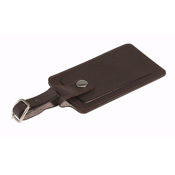 SPLIT LEATHER LUGGAGE  TAG 17.810 Nappa Brown