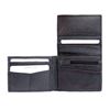 Picture of  41.13.419  CRAZY HORSE LEATHER WALLET SWISS PLANET Black