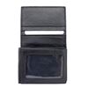  41.13.419  CRAZY HORSE LEATHER WALLET SWISS PLANET Black