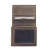 Picture of  41.13.419  CRAZY HORSE LEATHER WALLET SWISS PLANET Dark Brown