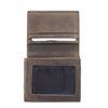 Bild von  41.13.419  CRAZY HORSE LEATHER WALLET SWISS PLANET Dark Brown