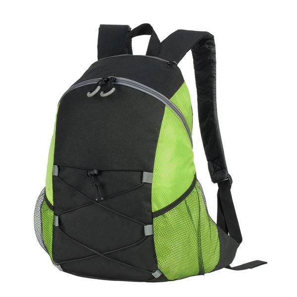 Picture of 7237 CHESTER BACKPACK Black/ Lime Green