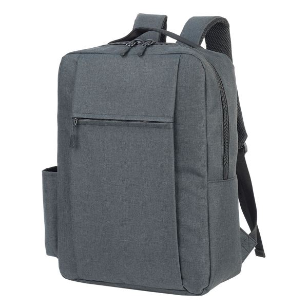 Image sur 5801 SEMBACH LAPTOP BACKPACK Black Melange