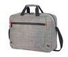 Image sur MARSEILLE MESSENGER LAPTOP BAG Grey Mélange / Red