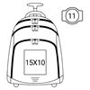 Picture of CARRARA II TROLLEY BACKPACK 1421 Black