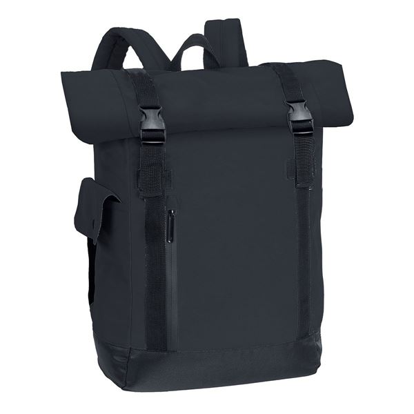 Image sur 7244 BUDAPEST SACK LAPTOP BACKPACK Black